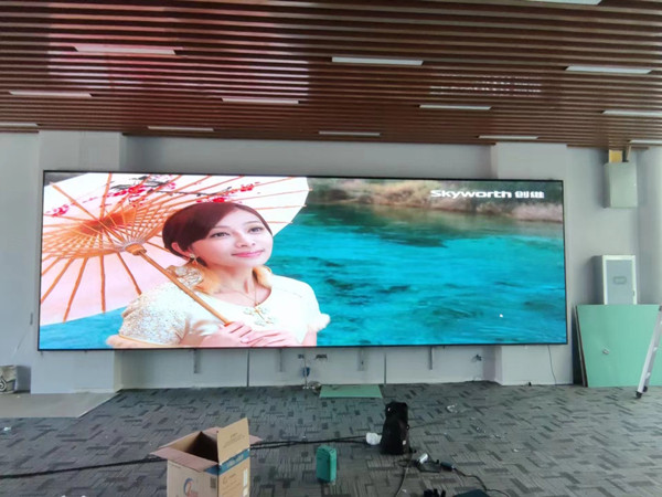 通海P1.53led小间距屏安装案例